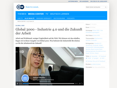 DW Global 3000 – Pfeiffer – Industrie 4.0